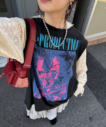 CIAOPANIC(チャオパニック) 【RePRODUCTION LABEL / リプロダクションレーベル】アソートヴィンテージフェードノースリーブTEE
