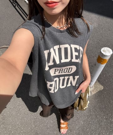 CIAOPANIC(チャオパニック) 【RePRODUCTION LABEL / リプロダクションレーベル】アソートヴィンテージフェードノースリーブサーマル