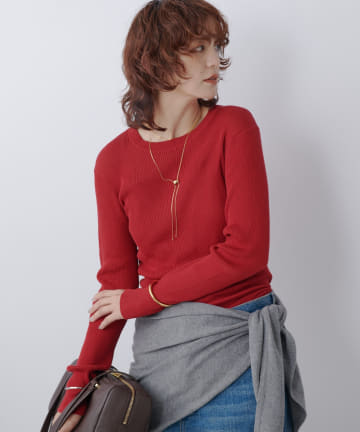 RIVE DROITE(リヴドロワ) 予約【MONN.:.(モン)】RIB KNIT