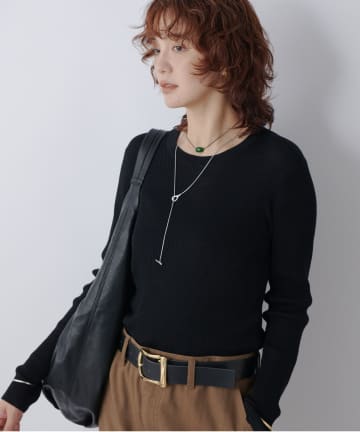 RIVE DROITE(リヴドロワ) 【MONN.:.(モン)】RIB KNIT