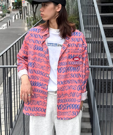 CIAOPANIC TYPY(チャオパニックティピー) 【SOUNDSGOOOOD】総柄ロゴシャツ