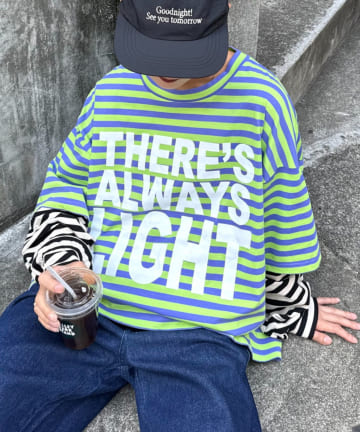 CIAOPANIC TYPY(チャオパニックティピー) 【SG】ボーダーレイヤードロンTEE