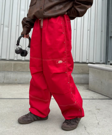 CIAOPANIC TYPY(チャオパニックティピー) 【SOUNDS GOOOD】ダブルニースタッズパラシュートパンツ