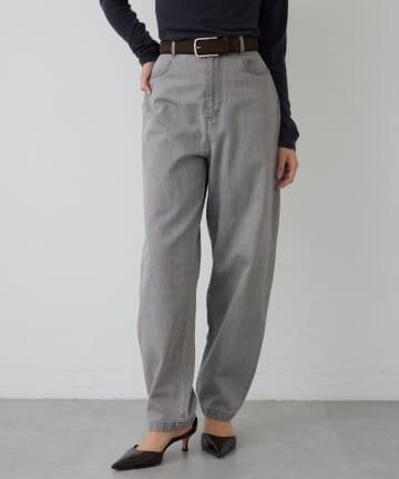 Whim Gazette(ウィム ガゼット) 【THE PAUSE】ハイウエストカーブデニムパンツ