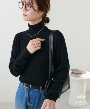 DISCOAT(ディスコート) メリノウールリブタートル