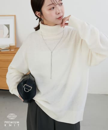 DISCOAT(ディスコート) スーパーファインウールタートルネック