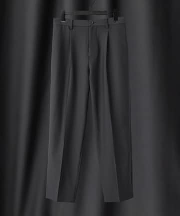 【セットアップ対応】ウォッシャブルストレッチテーパードパンツ