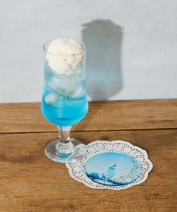 BIRTHDAY BAR(バースデイバー) 旅する喫茶×BIRTHDAY BAR　フロートグラス+コースターセット