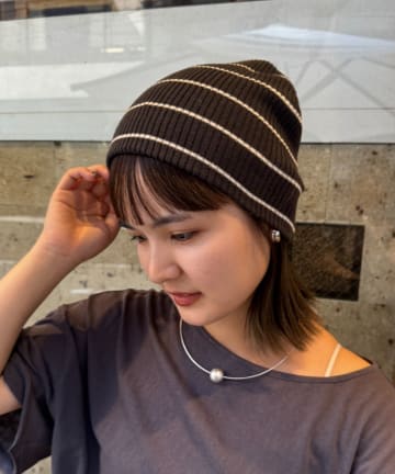 CIAOPANIC TYPY(チャオパニックティピー) 【プチプラ】リブニットビーニー