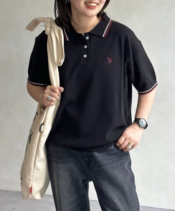 CPCM(シーピーシーエム) 【U.S. POLO ASSN. 】ニットポロ