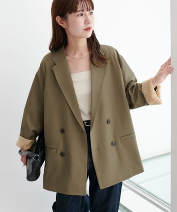 DISCOAT(ディスコート) 【ユニセックス】Wブレストオーバージャケット