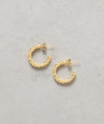 Jena　espace merveilleux(ジェナ　エスパスメルヴェイユ) ネジレフープピアス