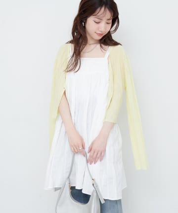 natural couture(ナチュラルクチュール) Wストラップキャミチュニック