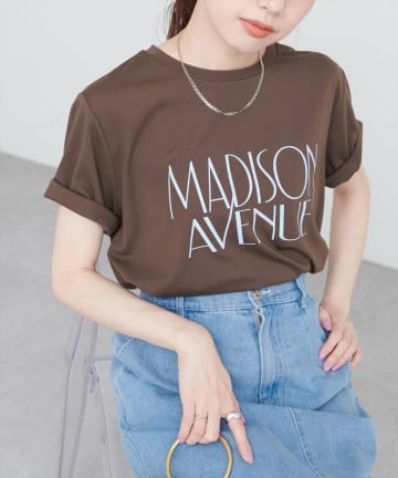natural couture(ナチュラルクチュール) ポンチベーシックロゴT