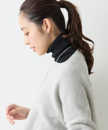 un dix cors(アンディコール) 《デイリーに活躍》リブタートルネック