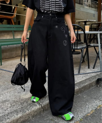 CIAOPANIC TYPY(チャオパニックティピー) 【UNISEX】ホットフィットカーブチノパンツ