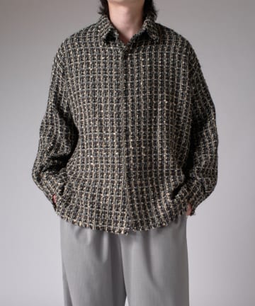 OUTLET(アウトレット) 【Lui's】FINEツイードシャツ