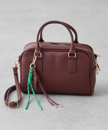 Remind me and forever(リマインドミーアンドフォーエバー) 【2WAY】チャーム付きブリジットボストンバッグ