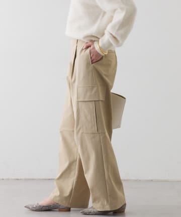 RIVE DROITE(リヴドロワ) 【モードな印象】ダブルループカーゴパンツ