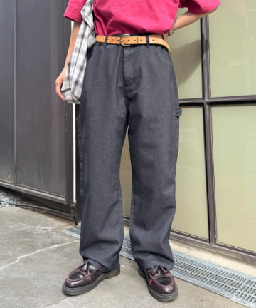CIAOPANIC TYPY(チャオパニックティピー) 【夏でも涼しい◎】【TYPYDENIM】メッシュデニムワークパンツ