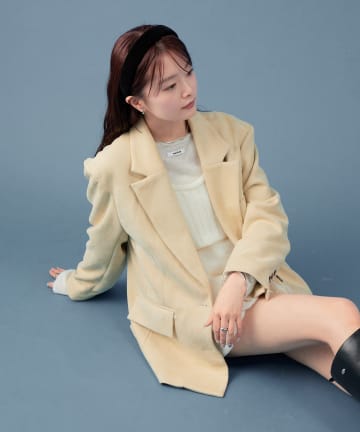 mystic(ミスティック) フェイクスウェードジャケット