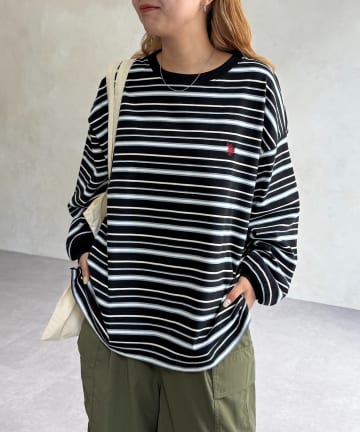 CPCM(シーピーシーエム) 【U.S. POLO ASSN.】マルチボーダーロンT
