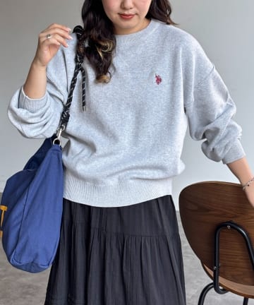 CPCM(シーピーシーエム) 【U.S. POLO ASSN.】スウェットライクニット