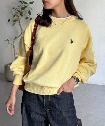 CPCM(シーピーシーエム) 【U.S. POLO ASSN.】スウェットライクニット