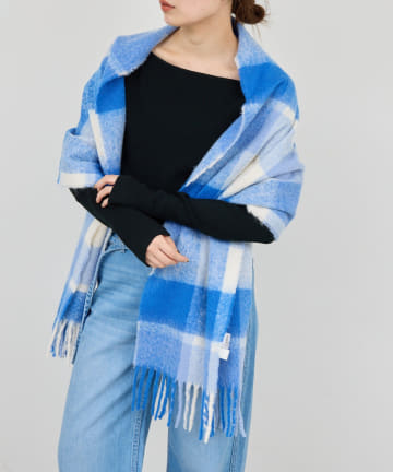 GALLARDAGALANTE(ガリャルダガランテ) ブークレーチェックストール