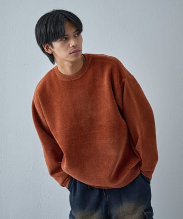 -goocy-(グーシー) モールダブルフェイスニット【unisex】