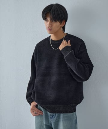 -goocy-(グーシー) モールダブルフェイスニット【unisex】