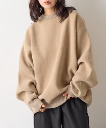 -goocy-(グーシー) モールダブルフェイスニット【unisex】