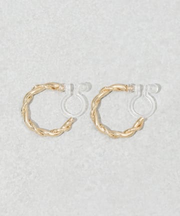 ロープフープ樹脂イヤリング