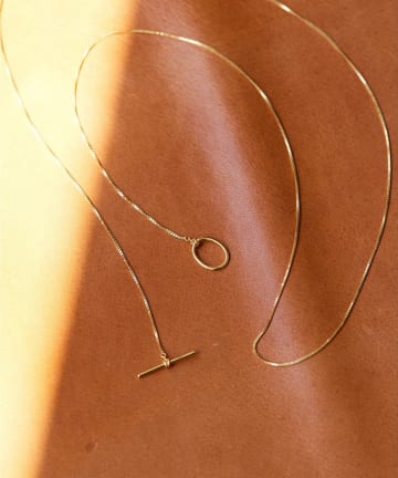 Whim Gazette(ウィム ガゼット) 【Hoaw.】ボックスチェーンネックレス