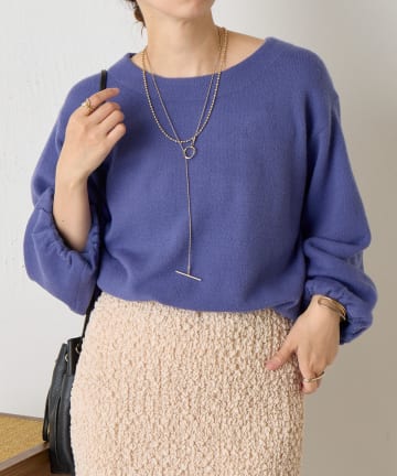 Jena　espace merveilleux(ジェナ　エスパスメルヴェイユ) 袖バルーンニット