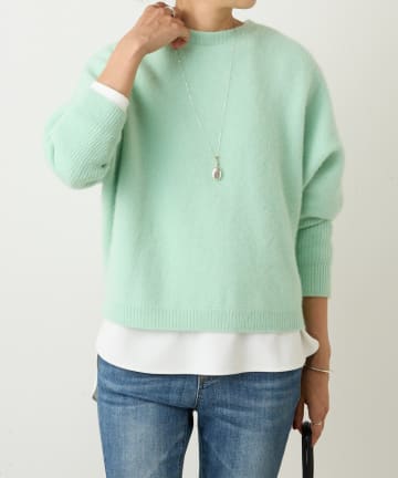 BEARDSLEY(ビアズリー) 《10/15(水)12時完売カラー追加》FOXウール後ろボタンニット
