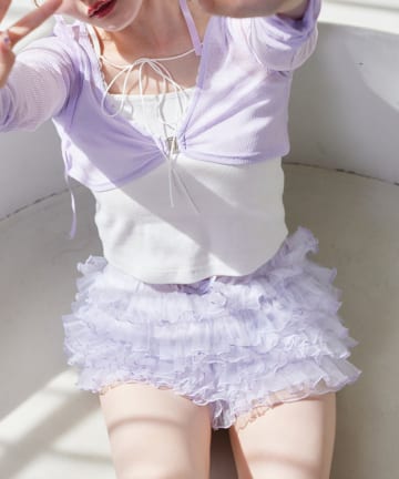 NICE CLAUP / OLIVE des OLIVE OUTLET(ナイスクラップ  / オリーブ デ オリーブ アウトレット) 【one after another】ムーンライトマリンインナーセットボレロ