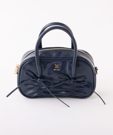 NICE CLAUP / OLIVE des OLIVE OUTLET(ナイスクラップ  / オリーブ デ オリーブ アウトレット) 【one after another】リボンシャーリングバッグ