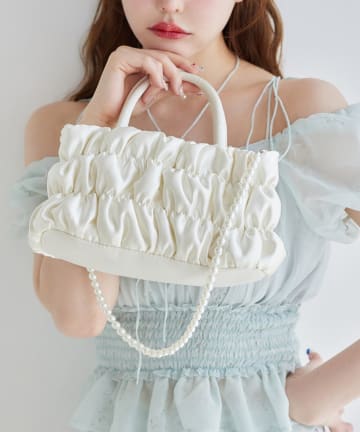 NICE CLAUP / OLIVE des OLIVE OUTLET(ナイスクラップ  / オリーブ デ オリーブ アウトレット) 【one after another】ムーンライトギャザーバッグ