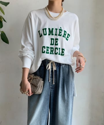 DOUDOU(ドゥドゥ) LUMIEREドルマンフロッキーロンTEE