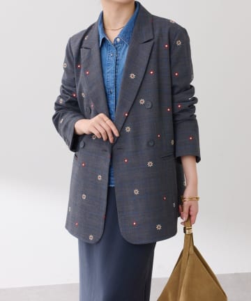 COLLAGE GALLARDAGALANTE ウールライクテーラードジャケット COLLAGE GALLARDAGALANTE(コラージュ ガリャルダガランテ) テーラード