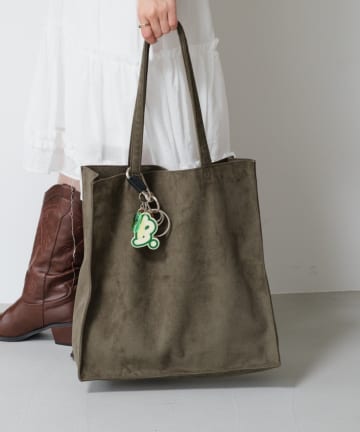 【7色展開/A4サイズ】スエードトートバッグ