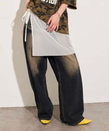 OUTLET(アウトレット) 【WHO'S WHO gallery】シアーラップスカート