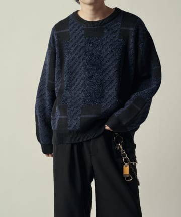 Lui's(ルイス) SURJENT スクエアJQニット