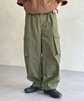 CPCM(シーピーシーエム) カーブカーゴパンツ