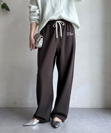 DOUDOU(ドゥドゥ) 【完売カラー再追加！/WEB限定】ロゴトラックパンツ