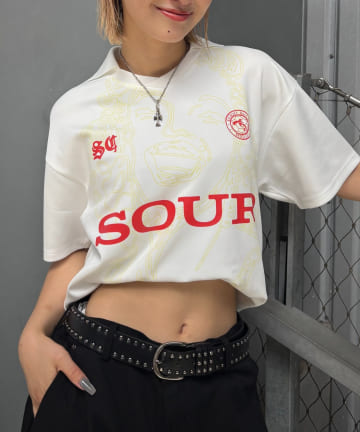 WHO’S WHO gallery(フーズフーギャラリー) 【SOUR CREAM/サワークリーム】モンローサッカーユニフォームTEE