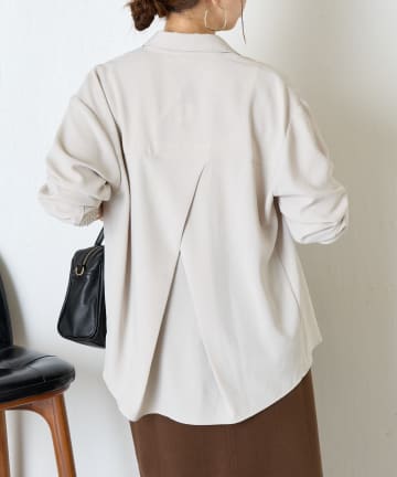 Jena　espace merveilleux(ジェナ　エスパスメルヴェイユ) トロミバッククロスシャツ