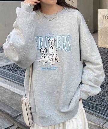 DISCOAT(ディスコート) 【WEB限定】アニマルグラフィックビッグスウェット《ユニセックス》