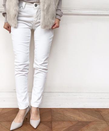 【YANUK】PATRICIA アンクルコーデュロイ スキニー